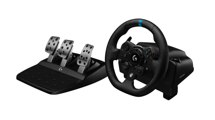 Logitech G923 TRUEFORCE Racing Wheel (X-Box/PC) i gruppen Datautstyr / GAMING / Gaming-tilbehør hos TP E-commerce Nordic AB (C44944)