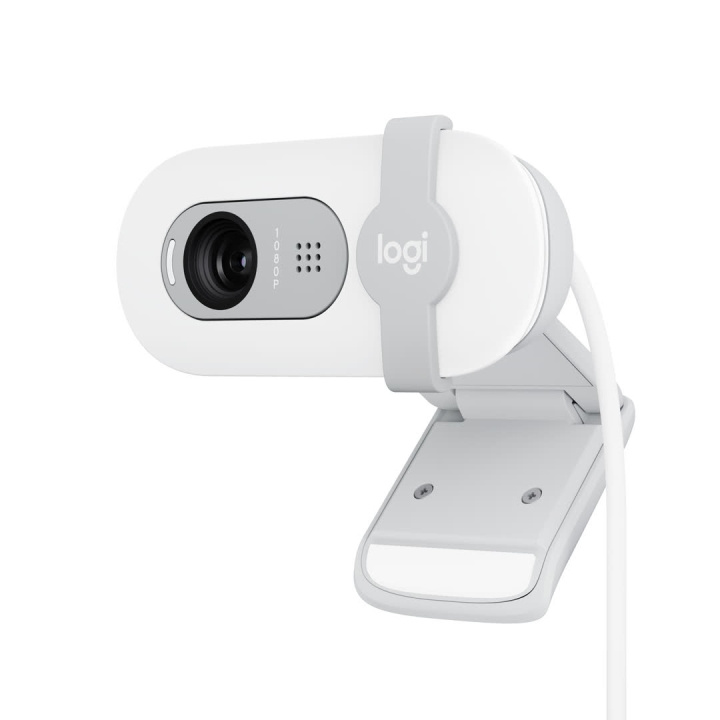 Logitech Brio 100 Full HD Webcam, Off-white i gruppen Datautstyr / Datamaskin Tilbehør / Webkamera hos TP E-commerce Nordic AB (C44952)