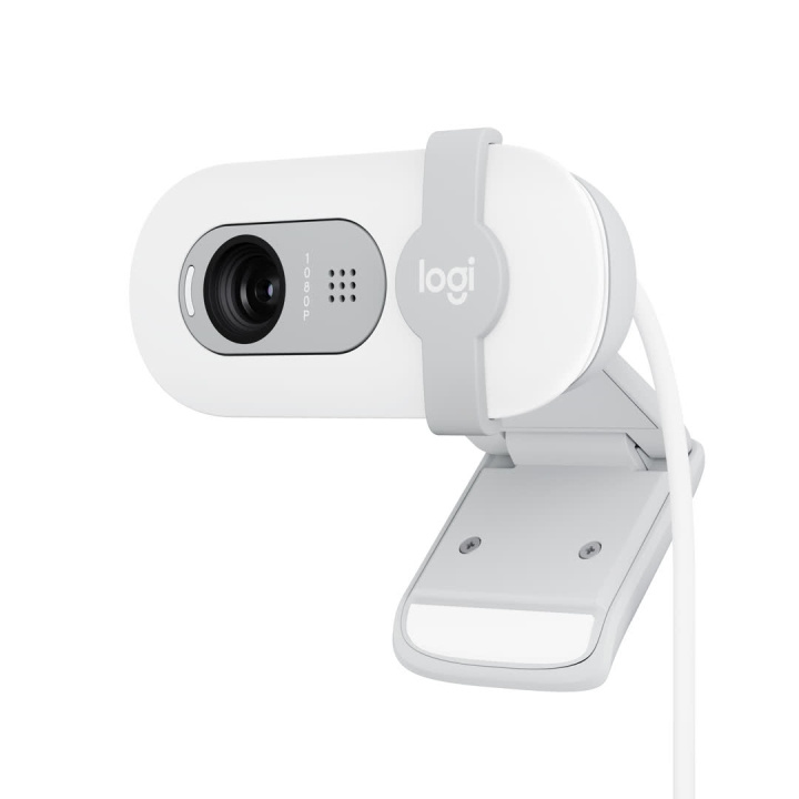 Logitech Brio 100 Full HD-webkamera, Off-white i gruppen Datautstyr / Datamaskin Tilbehør / Webkamera hos TP E-commerce Nordic AB (C44952)