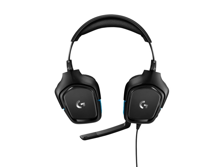Logitech G432 Gaming-hodesett i kunstlær, svart i gruppen Datautstyr / GAMING / Headset hos TP E-commerce Nordic AB (C44955)