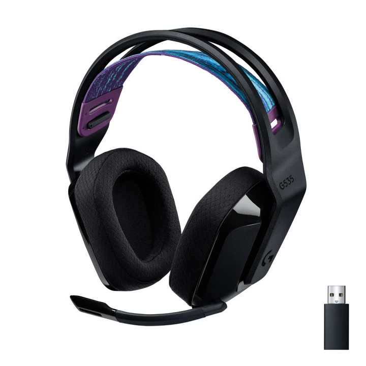 Logitech G535 LIGHTSPEED Wireless Gaming Headset, Black i gruppen Datautstyr / GAMING / Mus hos TP E-commerce Nordic AB (C44960)