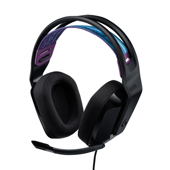 Logitech G335 Wired Gaming Headset, Black i gruppen Datautstyr / GAMING / Headset hos TP E-commerce Nordic AB (C44961)