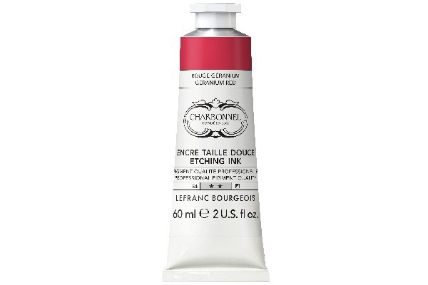 LB Charbonnel Charbo Ink 60Ml Geranium Red 375 i gruppen SPORT, FRITID & HOBBY / Hobby / Male & Tegne / Kunstnerfarger / Printing inks hos TP E-commerce Nordic AB (C45096)