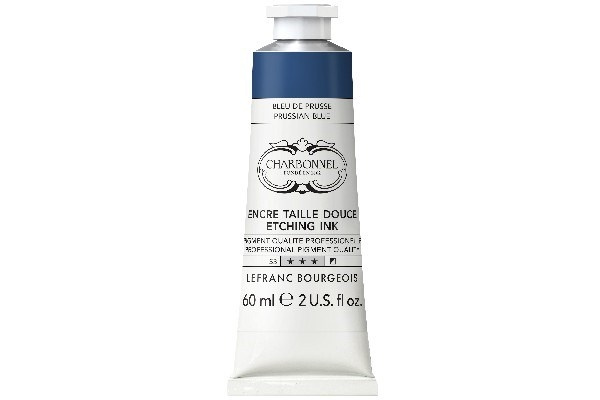 LB Charbonnel Charbo Ink 60Ml Prussian Blue 046 i gruppen SPORT, FRITID & HOBBY / Hobby / Male & Tegne / Kunstnerfarger / Printing inks hos TP E-commerce Nordic AB (C45102)