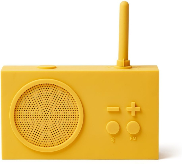 Lexon Tykho3 FM-radio med Bluetooth, Farge: Gul i gruppen Elektronikk / Lyd & Bilde / Hjemmekino, HiFi og bærbar / Radio & Vekkerklokker / Radio hos TP E-commerce Nordic AB (C45194)