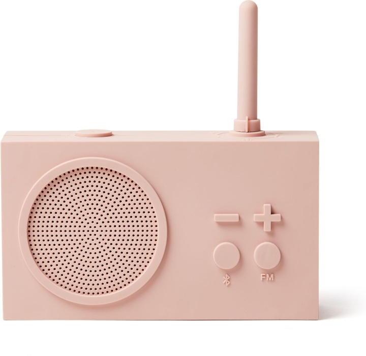 Lexon Tykho3 FM-radio med Bluetooth, Farge: Rosa i gruppen Elektronikk / Lyd & Bilde / Hjemmekino, HiFi og bærbar / Radio & Vekkerklokker / Radio hos TP E-commerce Nordic AB (C45195)