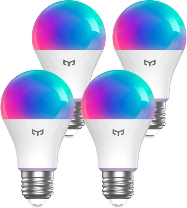 Yeelight LED Smart Bulb W4 Lite Flerfarget smartpære, E27, 4-pakning i gruppen Elektronikk / Lys / LED-lys hos TP E-commerce Nordic AB (C45386)