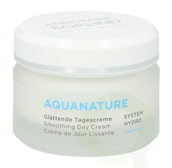 Annemarie Borlind Aquanature Smoothing Day Cream Jar 50 ml i gruppen HELSE OG SKJØNNHET / Hudpleie / Ansikt / Ansiktskrem hos TP E-commerce Nordic AB (C45781)