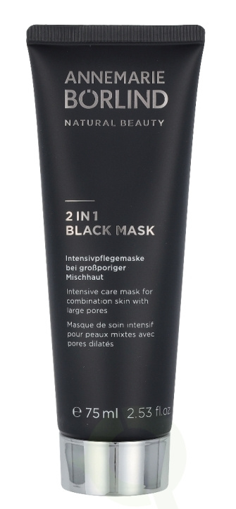 Annemarie Borlind 2 i 1 svart maske 75 ml i gruppen HELSE OG SKJØNNHET / Hudpleie / Ansikt / Masker hos TP E-commerce Nordic AB (C45820)