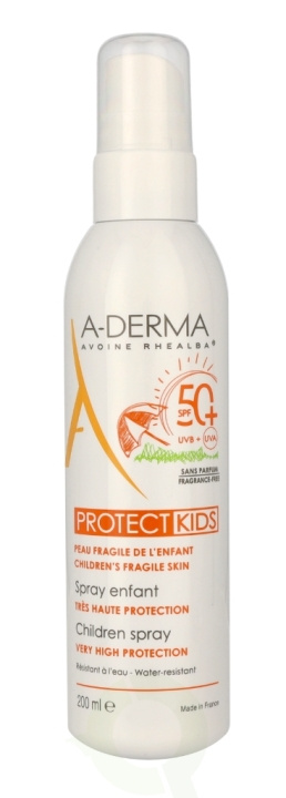 A-Derma Protect Kids Children Spray SPF50+ 200 ml i gruppen HELSE OG SKJØNNHET / Hudpleie / Soling / Solkrem hos TP E-commerce Nordic AB (C45874)