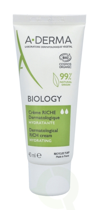 A-Derma Biology Dermatological Rich Cream 40 ml i gruppen HELSE OG SKJØNNHET / Hudpleie / Ansikt / Ansiktskrem hos TP E-commerce Nordic AB (C45877)