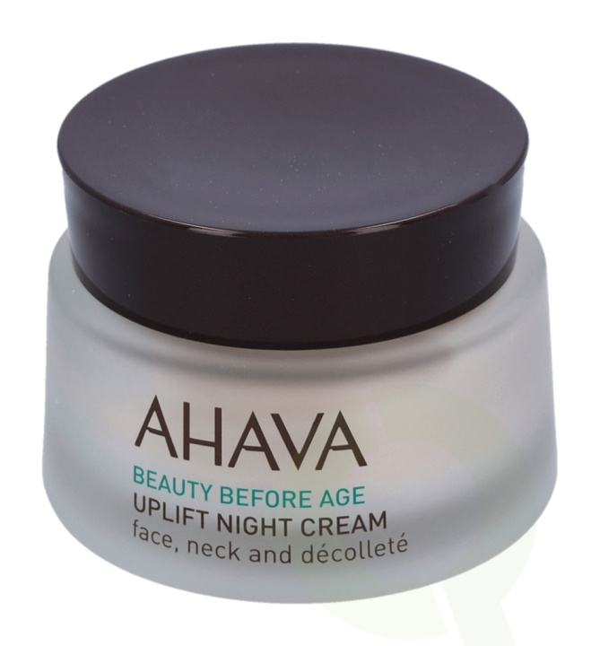 Ahava Beauty Before Age Uplift Night Cream 50 ml Face, Neck and Decollete i gruppen HELSE OG SKJØNNHET / Hudpleie / Ansikt / Ansiktskrem hos TP E-commerce Nordic AB (C45995)