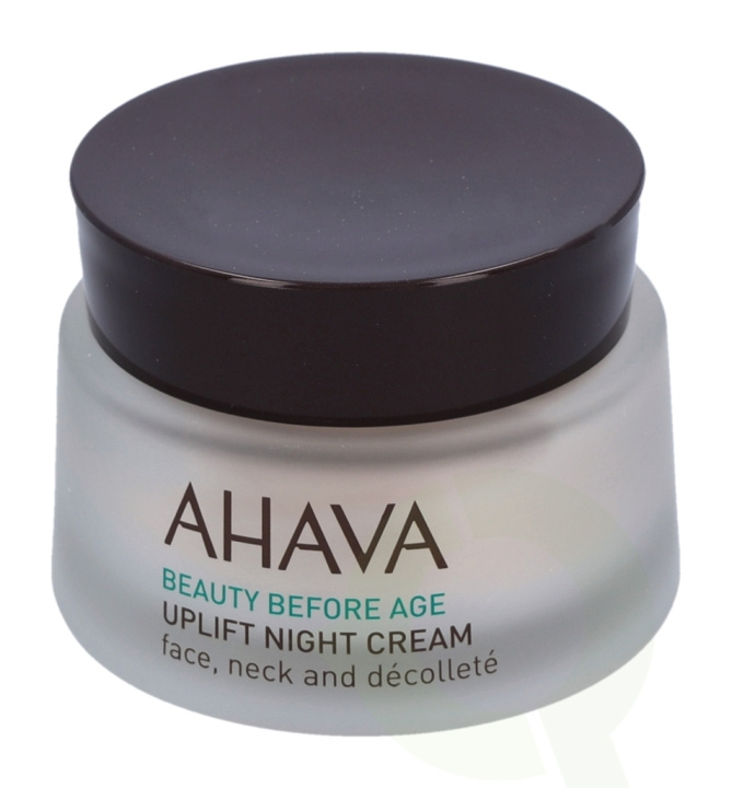 Ahava Beauty Before Age Uplift Night Cream 50 ml Face, Neck and Decollete i gruppen HELSE OG SKJØNNHET / Hudpleie / Ansikt / Nattkrem hos TP E-commerce Nordic AB (C45995)