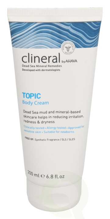 Ahava Clineral TOPIC Body Cream 200 ml For Sensitive Skin i gruppen HELSE OG SKJØNNHET / Hudpleie / Ansikt / Ansiktskrem hos TP E-commerce Nordic AB (C46000)