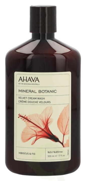Ahava Mineral Botanic Cream Wash 500 ml Hibiscus & Fig i gruppen HELSE OG SKJØNNHET / Hudpleie / Kroppspleie / Bad- og dusjkrem hos TP E-commerce Nordic AB (C46017)