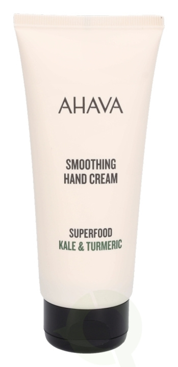 Ahava Smoothing Hand Cream Kale & Turmeric 100 ml i gruppen HELSE OG SKJØNNHET / Manikyr/pedikyr / Håndkrem hos TP E-commerce Nordic AB (C46064)