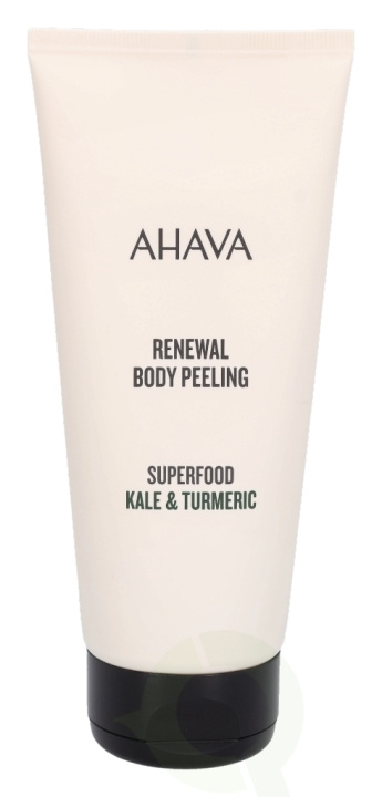 Ahava Renewal Body Peeling Kale & Turmeric 200 ml i gruppen HELSE OG SKJØNNHET / Hudpleie / Ansikt / Ansiktskrem hos TP E-commerce Nordic AB (C46065)