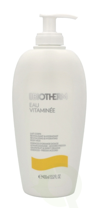 Biotherm Eau Vitaminee Parfymert kroppsmelk 400 ml Fuktighetsgivende - Utjevnende - Oppfriskende i gruppen HELSE OG SKJØNNHET / Hudpleie / Kroppspleie / Body lotion hos TP E-commerce Nordic AB (C46142)