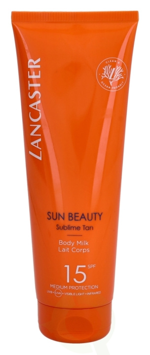 Lancaster Sun Beauty Sublime Tan Body Milk SPF15 250 ml i gruppen HELSE OG SKJØNNHET / Hudpleie / Kroppspleie / Body lotion hos TP E-commerce Nordic AB (C46381)