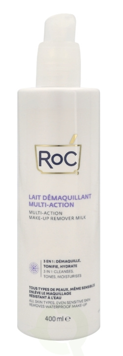 ROC Multi Action Make-Up Remover Milk 400 ml All Skin Types i gruppen HELSE OG SKJØNNHET / Makeup / Sminkefjerner hos TP E-commerce Nordic AB (C46446)
