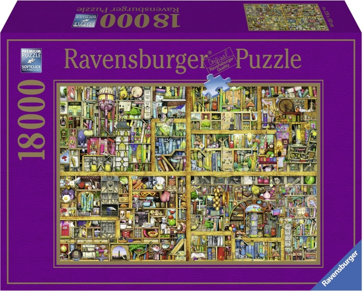 Ravensburger Magisk bokhyllepuslespill, 18 000 brikker i gruppen SPORT, FRITID & HOBBY / Hobby / Puslespill hos TP E-commerce Nordic AB (C46758)