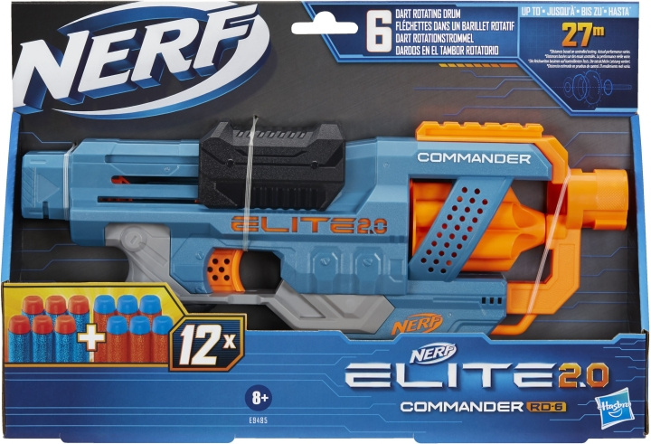 Nerf Elite 2.0 Commander RC 6 skumpistol i gruppen LEKER, BARN OG BABY / Uteleker / Actionspill hos TP E-commerce Nordic AB (C46778)
