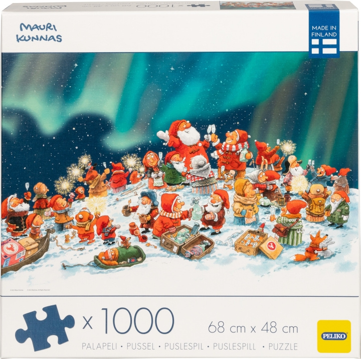 Mauri Kunnas julepuslespill, 1000 brikker i gruppen SPORT, FRITID & HOBBY / Hobby / Puslespill hos TP E-commerce Nordic AB (C46807)