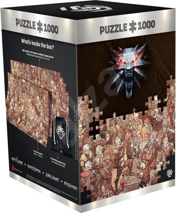 The Witcher: Bursdagspuslespill, 1000 brikker i gruppen SPORT, FRITID & HOBBY / Hobby / Puslespill hos TP E-commerce Nordic AB (C46829)