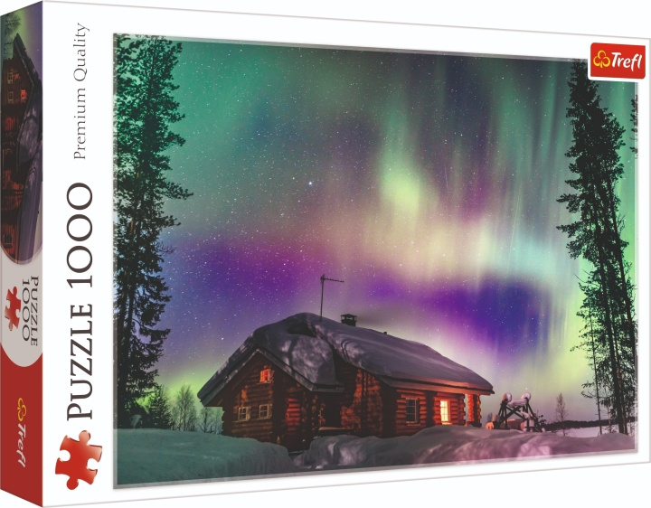 Trefl Polarlys i Finland puslespill, 1000 brikker i gruppen SPORT, FRITID & HOBBY / Hobby / Puslespill hos TP E-commerce Nordic AB (C46842)