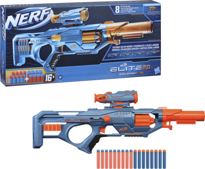 NERF ELITE 2.0 Blaster Eaglepoint RD 8 skumpistol i gruppen LEKER, BARN OG BABY / Uteleker / Actionspill hos TP E-commerce Nordic AB (C46844)