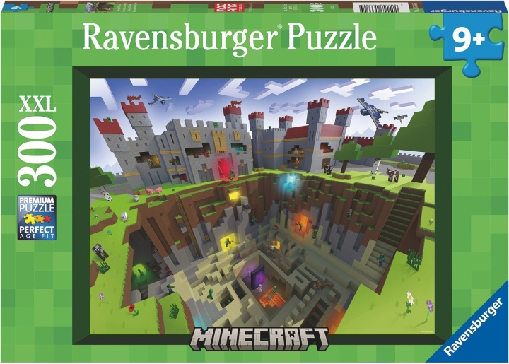 Minecraft Cutaway-puslespill, 300 brikker i gruppen LEKER, BARN OG BABY / Leker / Barnas puslespill hos TP E-commerce Nordic AB (C46922)