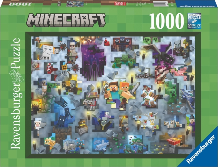 Minecraft Mobs 1000 bitars pussel i gruppen LEKER, BARN OG BABY / Leker / Puslespill hos TP E-commerce Nordic AB (C46924)