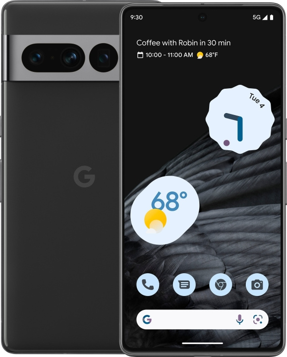 Google Pixel 7 Pro 5G -puhelin, 128/12 Gt, Obsidian i gruppen SMARTTELEFON & NETTBRETT / Mobiltelefoner & smartphones hos TP E-commerce Nordic AB (C46958)