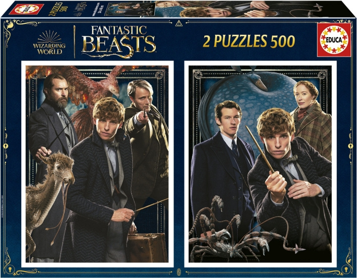 Educa Fantastic Beasts-pussel, 2x500 bitar i gruppen LEKER, BARN OG BABY / Leker / Puslespill hos TP E-commerce Nordic AB (C46972)