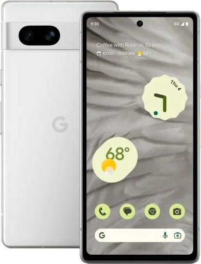 Google Pixel 7a 5G-telefon, 128/8 GB, hvit i gruppen SMARTTELEFON & NETTBRETT / Mobiltelefoner & smartphones hos TP E-commerce Nordic AB (C47009)