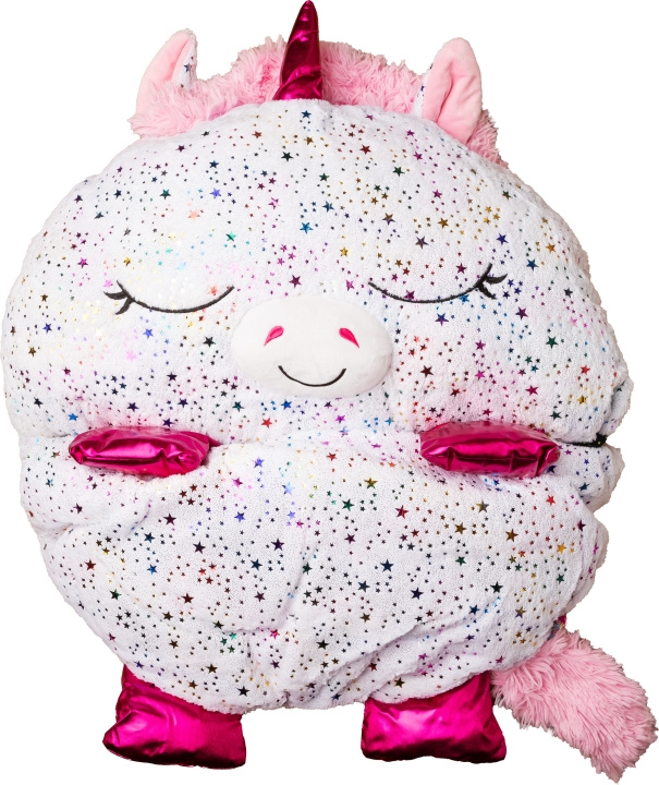 Happy Nappers Martinex glitter enhjørning - sovepose plysj, størrelse M i gruppen LEKER, BARN OG BABY / Babyleker (0-3 år) / Kosedyr hos TP E-commerce Nordic AB (C47017)