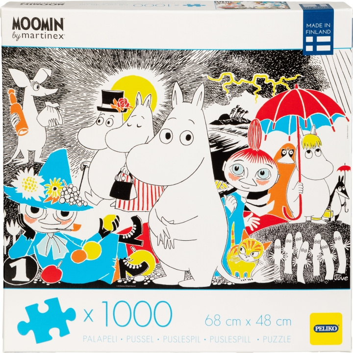Peliko Mumin Tegneserieomslag 1 puslespill, 1000 brikker i gruppen SPORT, FRITID & HOBBY / Hobby / Puslespill hos TP E-commerce Nordic AB (C47021)