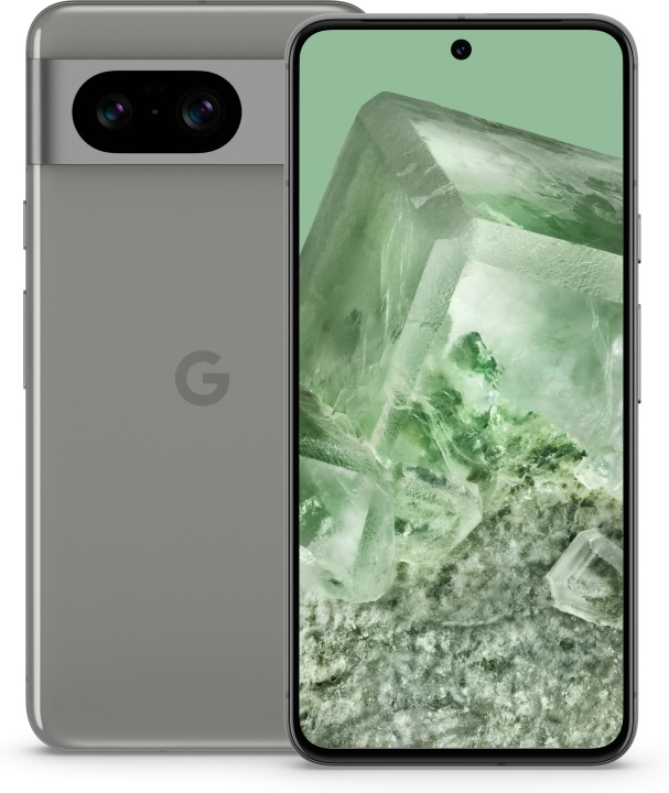 Google Pixel 8 5G -puhelin, 256/8 Gt, Hazel i gruppen SMARTTELEFON & NETTBRETT / Mobiltelefoner & smartphones hos TP E-commerce Nordic AB (C47039)