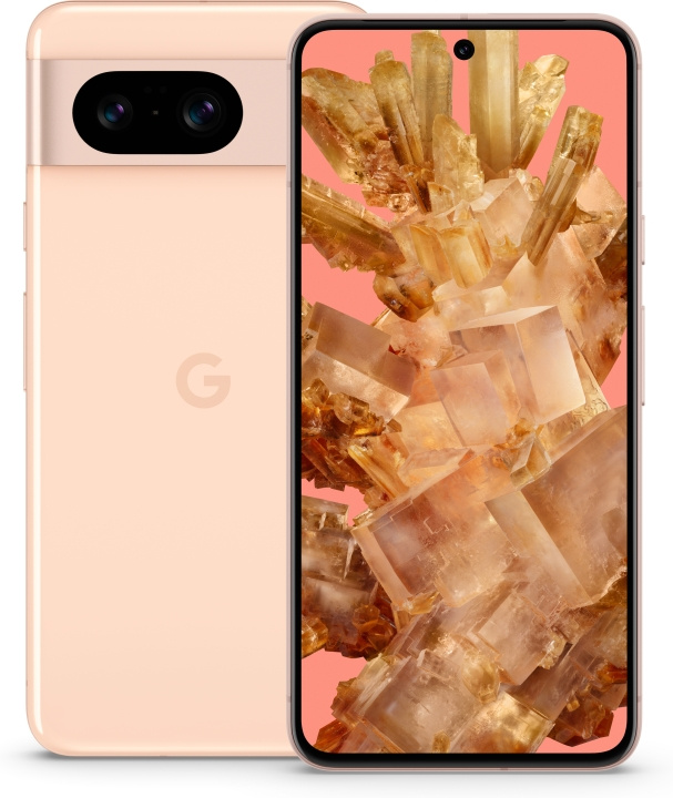 Google Pixel 8 5G-telefon, 256/8 GB, rosa i gruppen SMARTTELEFON & NETTBRETT / Mobiltelefoner & smartphones hos TP E-commerce Nordic AB (C47040)