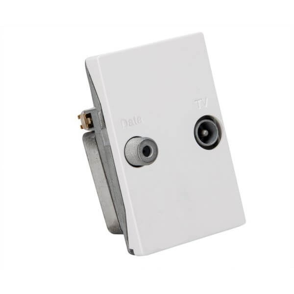 Triax Wall Outlet 2-way TD 241E White i gruppen Elektronikk / Lyd & Bilde / TV og tilbehør / Antenner og tilbehør hos TP E-commerce Nordic AB (C47085)