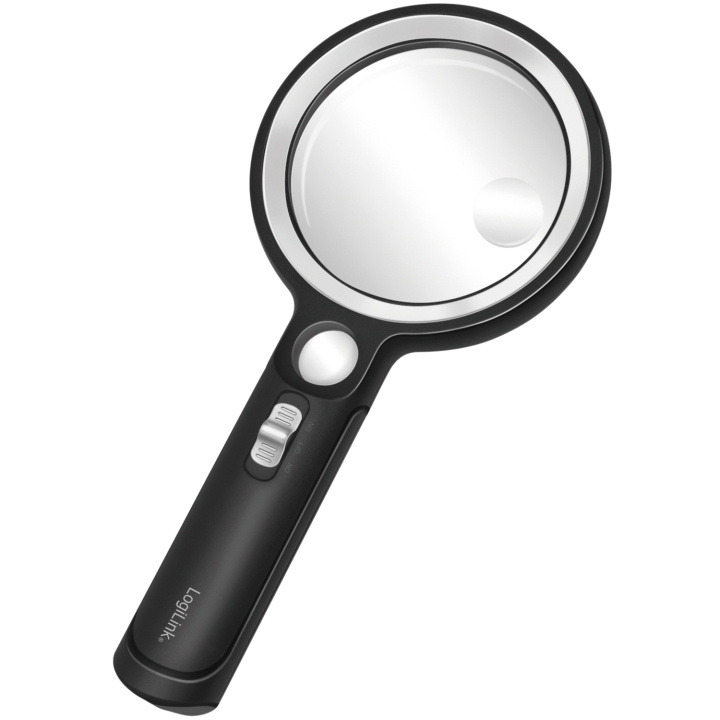 LogiLink Forstørrelsesglass Ø9cm med LED-belysning i gruppen SPORT, FRITID & HOBBY / Morsomme produkter / Smarte produkter hos TP E-commerce Nordic AB (C47129)