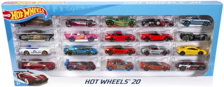 Hot Wheels minibil, 20 stk i gruppen LEKER, BARN OG BABY / Leker / Lekebiler hos TP E-commerce Nordic AB (C47178)