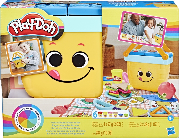 PLAY-DOH Picnic Shapes Starter Set i modellervoks i gruppen LEKER, BARN OG BABY / Leker / Lek leire, lek sand og tilbehør hos TP E-commerce Nordic AB (C47236)