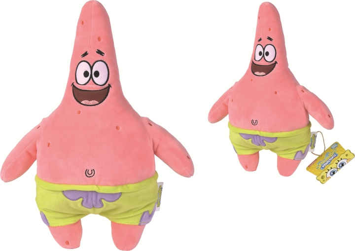 SvampeBob Firkant: Patrcik - plysj, 35 cm i gruppen LEKER, BARN OG BABY / Babyleker (0-3 år) / Kosedyr hos TP E-commerce Nordic AB (C47289)