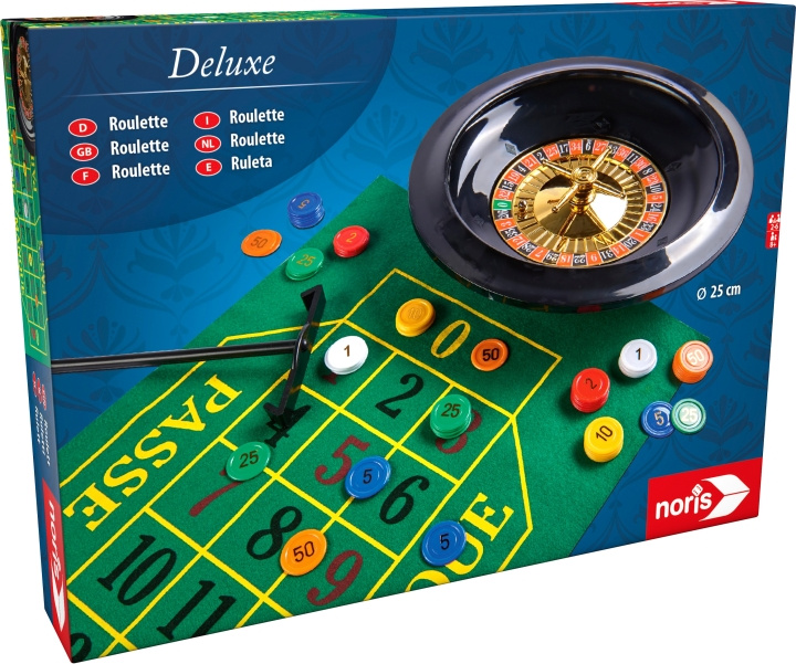 Noris Deluxe roulette, 25 cm i gruppen LEKER, BARN OG BABY / Leker / Brettspill / Familiespill hos TP E-commerce Nordic AB (C47292)