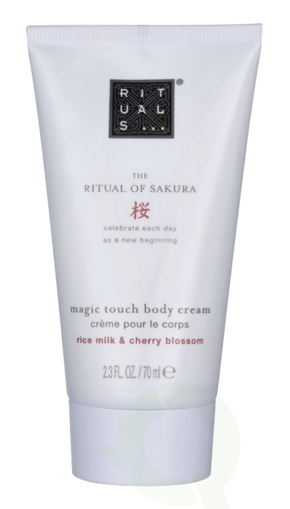 Rituals Sakura Magic Touch Body Cream 70 ml Organic Rice Milk & Cherry Blossom i gruppen HELSE OG SKJØNNHET / Hudpleie / Kroppspleie / Body lotion hos TP E-commerce Nordic AB (C47438)