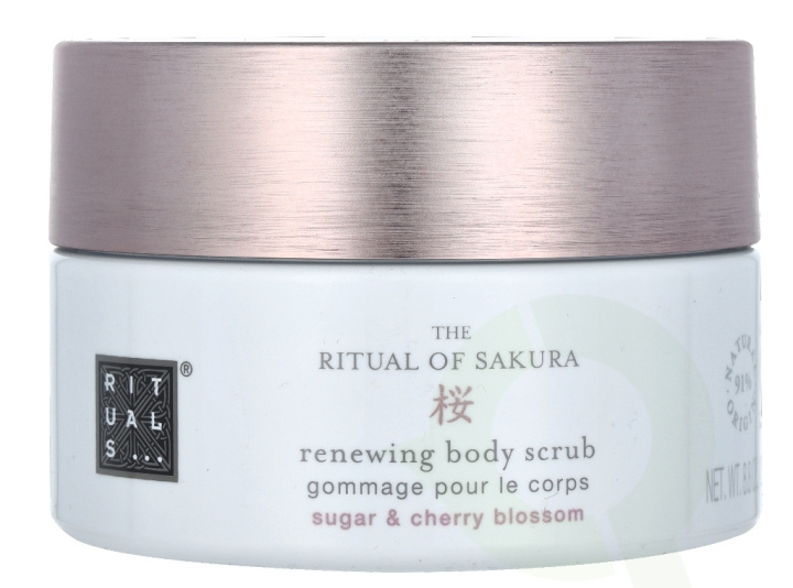 Rituals Sakura Renewing Body Scrub 250 gr Sugar & Cherry Blossom i gruppen HELSE OG SKJØNNHET / Hudpleie / Kroppspleie / Bad- og dusjkrem hos TP E-commerce Nordic AB (C47568)