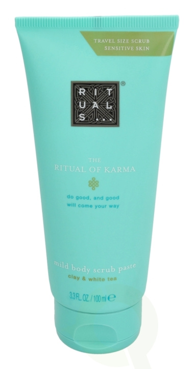 Rituals Karma Mild Body Scrub Paste 100 ml Clay & White Tea i gruppen HELSE OG SKJØNNHET / Hudpleie / Kroppspleie / Bad- og dusjkrem hos TP E-commerce Nordic AB (C47575)