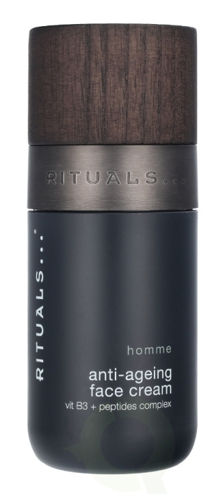 Rituals Homme Anti-Ageing Face Cream 50 ml Vit B3 + Petides Complex i gruppen HELSE OG SKJØNNHET / Hudpleie / Ansikt / Ansiktskrem hos TP E-commerce Nordic AB (C47585)