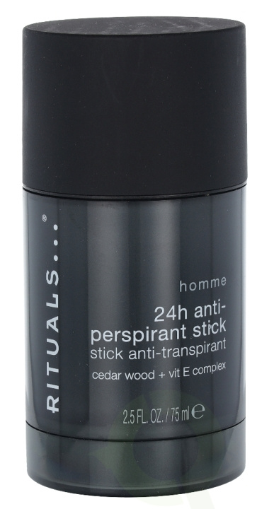 Rituals Homme 24H Anti-Perspirant Stick 75 ml Cedar Wood + Vit E Complex i gruppen HELSE OG SKJØNNHET / Duft og parfyme / Deodorant / Deo for han hos TP E-commerce Nordic AB (C47596)